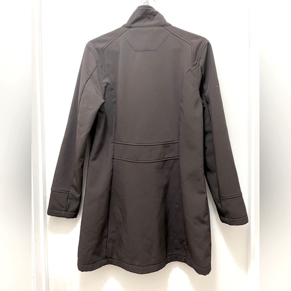 Vuarnet fleece-lined Long Zippered Jacket in Black/Brown - Picture 10 of 12